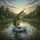 Largemouth Bass Dragonfly Leaping Freshwater Lake Lily Pads Sky - Wildlife Lover Gift Spare Tire Cover - 6
