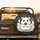 Plump White Hamster Burrow Bedding Grain Seeds - Wildlife Lover Gift Spare Tire Cover - 2