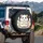 Plump White Hamster Burrow Bedding Grain Seeds - Wildlife Lover Gift Spare Tire Cover - 3