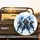 Three Samurai Warriors Katana Ink Splatter - Vehicle Decor Gift for History Buffs Spare Tire Cover - 2