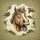 Comical Wide-Eyed Cartoon Horse Mouth Open - Vehicle Accessory Gift for Horse Lover Spare Tire Cover - 6