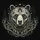 Bear Head Stars Forest Foliage Midnight Sky - Wildlife Lover Gift for Outdoor Enthusiast Spare Tire Cover - 6