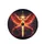 Ornate Sword Glowing Golden Blade Fiery Phoenix Wings Magical Energy Embers - Travel Essentials Gift Spare Tire Cover - 4