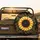 Sunflower Golden Vines Leaves Floral Black - Home Decor Gift Spare Tire Cover - 2