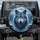 Piercing Blue Eyes Wolf Head Snow Dusted Fur Arctic Forest Scene - Wildlife Lover Gift Spare Tire Cover - 1