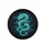 Eastern Dragon Glowing Teal Turquoise - Dragon Lover Home Decor Gift Spare Tire Cover - 4