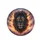 Black Lion Head Fiery Mane Glowing Eyes Twilight Sky - Adventure Seeker Gift Spare Tire Cover - 4