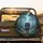 Powerful Grey Wolf Orange Eyes Deep Mystical Forest Path - Wildlife Lover Gift Spare Tire Cover - 2