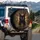 Black Cat Golden Astrological Alchemical Cosmic Nebula Esoteric Home Decor Gift Spare Tire Cover - 3