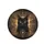 Black Cat Golden Astrological Alchemical Cosmic Nebula Esoteric Home Decor Gift Spare Tire Cover - 4