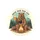 Brown Bear Beer Campfire SHUH DUH FUH CUP Wilderness - Wildlife Lover Gift for Outdoorsmen Spare Tire Cover - 4