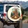 Brown Bear Beer Campfire SHUH DUH FUH CUP Wilderness - Wildlife Lover Gift for Outdoorsmen Spare Tire Cover - 3