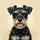 Miniature Schnauzer Portrait Black Bow Tie - Dog Lover Home Decor Gift Spare Tire Cover - 6