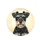 Miniature Schnauzer Portrait Black Bow Tie - Dog Lover Home Decor Gift Spare Tire Cover - 4