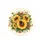 Golden Sunflowers Honey Bees Red Poppy Green Leaves Cream Floral Field - Garden Lover Gift Spare Tire Cover - 4