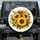 Golden Sunflowers Honey Bees Red Poppy Green Leaves Cream Floral Field - Garden Lover Gift Spare Tire Cover - 1