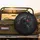 Black Horse Head Red Eye Wildlife Lover Gift for Horse Lover Spare Tire Cover - 2