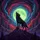 Black Wolf Moon Mountain - Wildlife Lover Gift for Outdoor Explorer Spare Tire Cover - 6
