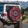 Granny Square Crochet Textile - Home Decor Gift for Boho Lifestyle Spare Tire Cover - 3
