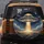 Classic Flying Saucer UFO Stars Planet - Space Enthusiast Gift Spare Tire Cover - 5