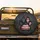 Paw Print American Flag Distressed - Independence Day Gift for Veterans Spare Tire Cover - 2