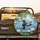 Mallard Duck Water Lilies Pond Foliage Reflections - Wildlife Lover Gift Spare Tire Cover - 2