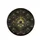 Deep Black Symmetric Interconnected Art Deco Golden Fan Cluster - Outdoor Auto Accessory Spare Tire Cover - 4