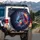 Majestic Horse Dreamcatcher Cosmic Nebula - Wildlife Lover Gift Spare Tire Cover - 3