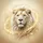 Majestic White Lion Head Golden Energy Ethereal Stardust - Regal Wildlife Gift Spare Tire Cover - 6