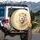 Majestic White Lion Head Golden Energy Ethereal Stardust - Regal Wildlife Gift Spare Tire Cover - 3