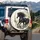 Majestic Black Horse White Blaze - Wildlife Lover Gift Spare Tire Cover - 3
