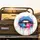 Electric Blue Hot Pink Pop Art Lips - Street Art Home Decor Gift for Her Spare Tire Cover - 2