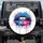 Electric Blue Hot Pink Pop Art Lips - Street Art Home Decor Gift for Her Spare Tire Cover - 1