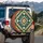 Southwestern Interlocking Diamond Shapes - Travel Essentials Gift for Road Trips Spare Tire Cover - 3