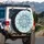Stained Glass Swirl Mandala - Travel Essentials Spare Tire Cover - 3