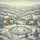 Winter Village Ice Skaters Sledding Snow Houses Evergreen Trees - Christmas Holiday Decor Spare Tire Cover - 6