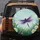 Dark Purple Dragonfly White Daisies Wildflowers Grass - Outdoor Adventure Gift Spare Tire Cover - 5