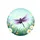 Dark Purple Dragonfly White Daisies Wildflowers Grass - Outdoor Adventure Gift Spare Tire Cover - 4