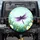 Dark Purple Dragonfly White Daisies Wildflowers Grass - Outdoor Adventure Gift Spare Tire Cover - 1