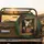 Corgi General Portrait Antique Gold Frame - Home Decor Gift for Dog Lovers Spare Tire Cover - 2