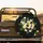 Frangipani Flowers Black Background - Botanical Home Decor Gift for Garden Lover Spare Tire Cover - 3