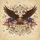 Bald Eagle American Flag Shield 250 Years of Freedom - Anniversary Gift for Veterans Spare Tire Cover - 6