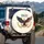 Bald Eagle American Flag Laurel USA 250th Anniversary Gift Spare Tire Cover - 3