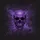 Royal Purple Human Skull - Halloween Home Decor Gothic Collector Gift Spare Tire Cover - 6