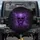 Royal Purple Human Skull - Halloween Home Decor Gothic Collector Gift Spare Tire Cover - 1