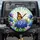 Monarch Butterfly Hydrangea Blossoms - Home Decor Gift for Garden Lover Spare Tire Cover - 1