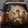 Classical Cherub Child Red Rose Feathered Wings - Home Decor Gift for Art Lover Spare Tire Cover - 5