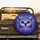 Large-Eyed Purple Owl Face Night Sky - Wildlife Lover Gift Spare Tire Cover - 2