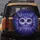 Large-Eyed Purple Owl Face Night Sky - Wildlife Lover Gift Spare Tire Cover - 5