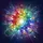 Stained Glass 12-Point Star Midnight Sky Stardust - Spiritual Home Decor Gift Spare Tire Cover - 6